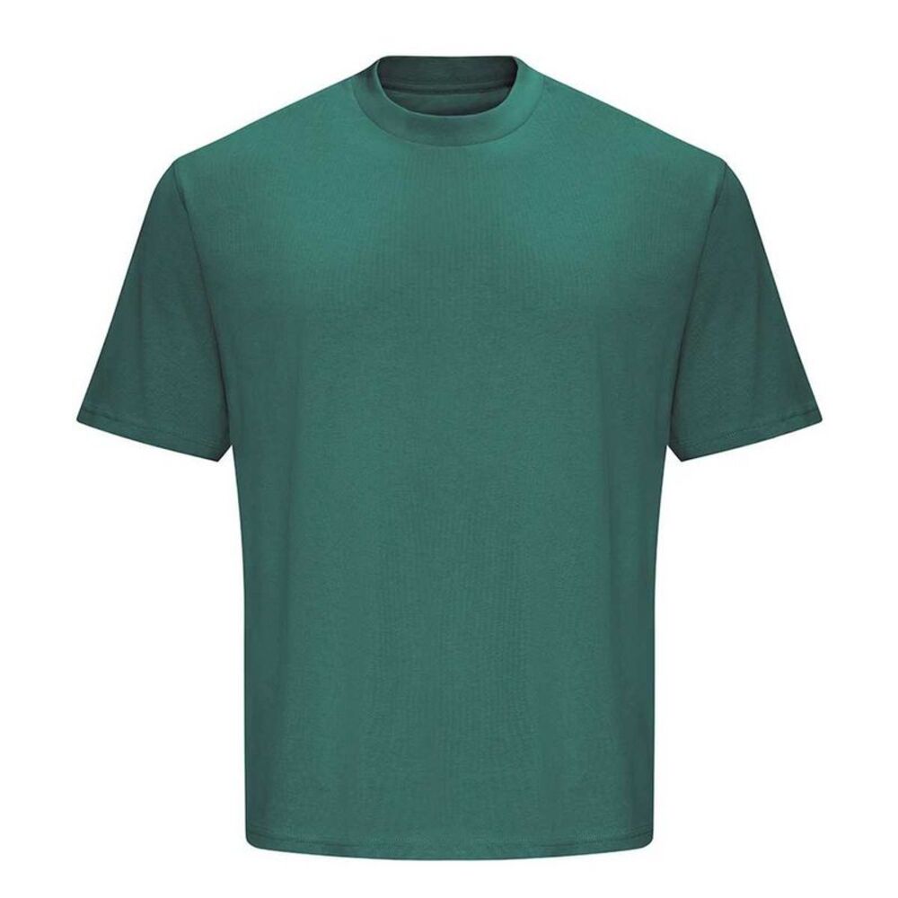 Awdis Mens Heavyweight Boxy T-Shirt / Moss Green
